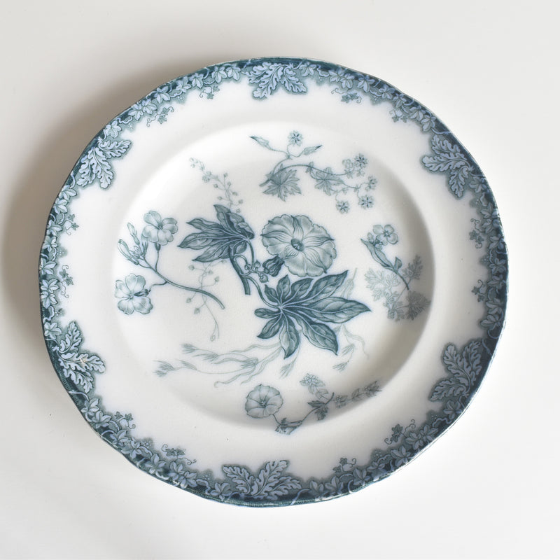 アンティークデザートプレート イギリス窯 N92 J