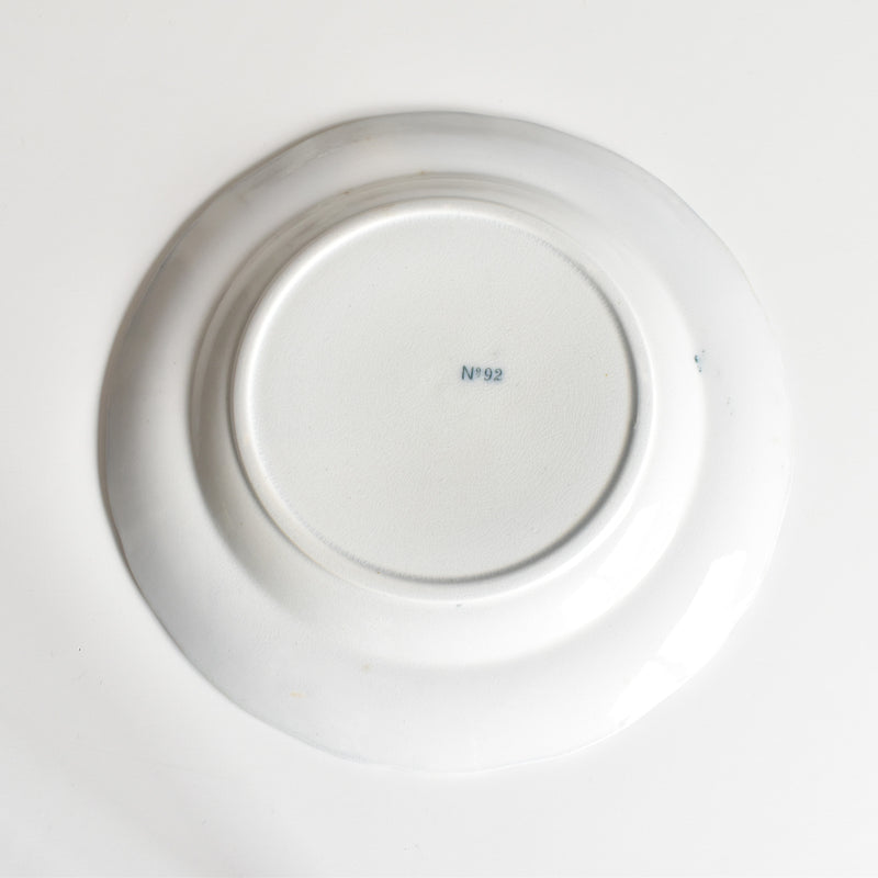 アンティークデザートプレート イギリス窯 N92 J