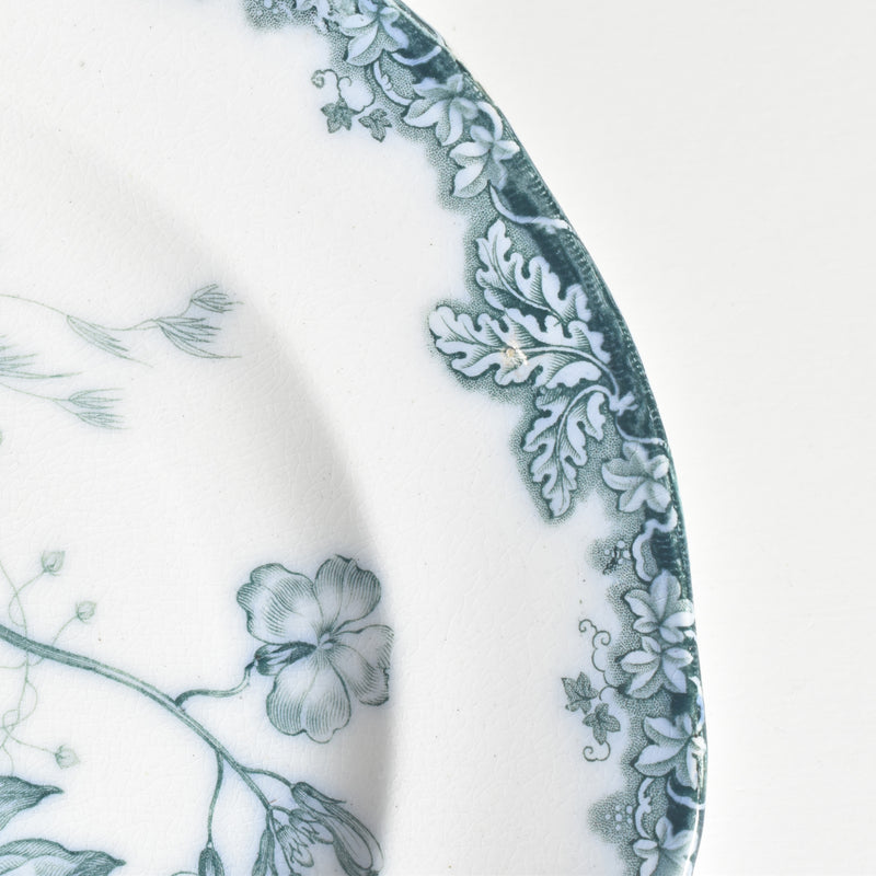 アンティークデザートプレート イギリス窯 N92 J