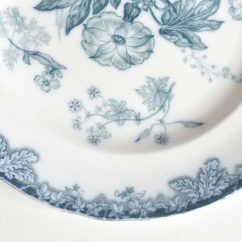 アンティークデザートプレート イギリス窯 N92 J