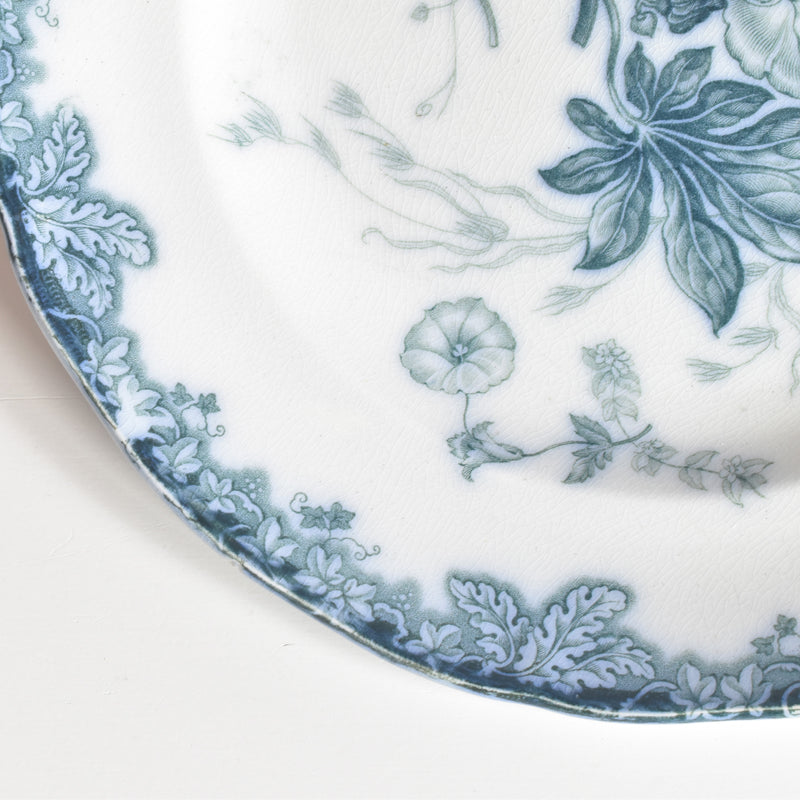 Antique Dessert Plate, English Kiln, N92 K