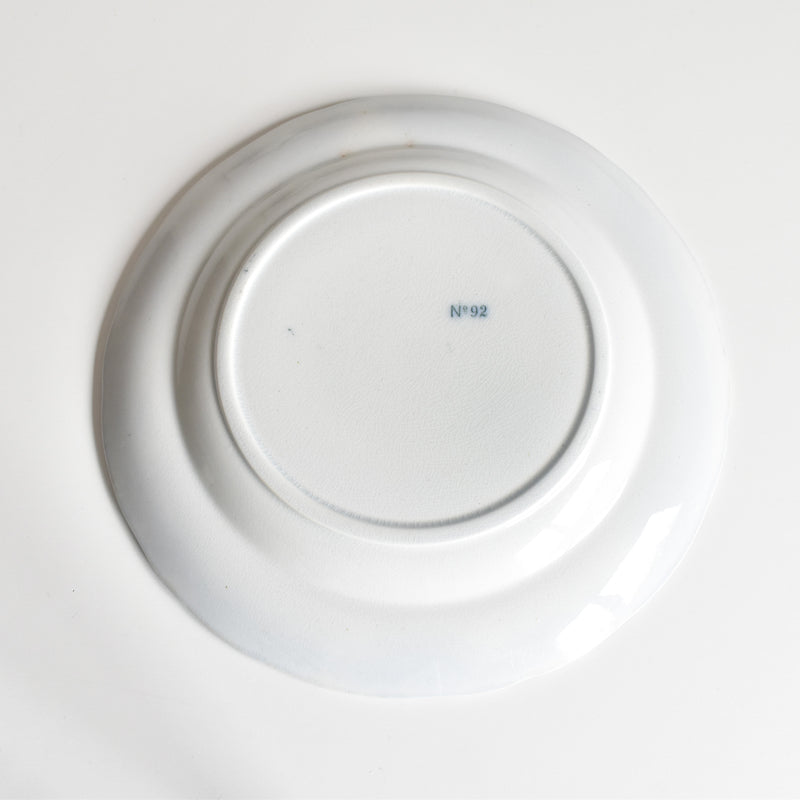 Antique Dessert Plate, English Kiln, N92 K