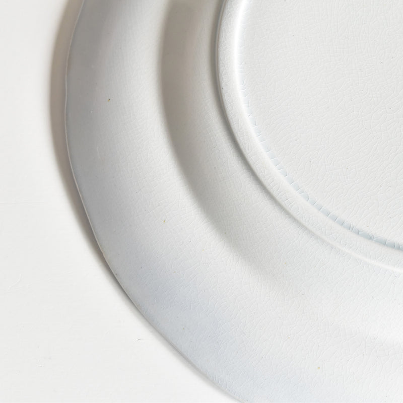 Antique Dessert Plate, English Kiln, N92 K