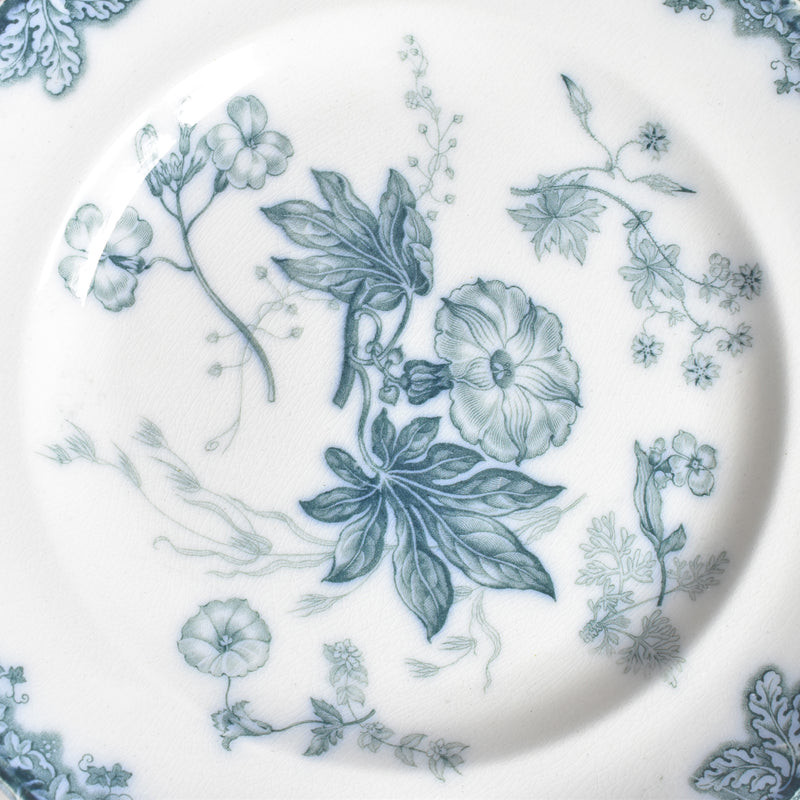 Antique Dessert Plate, English Kiln, N92 K