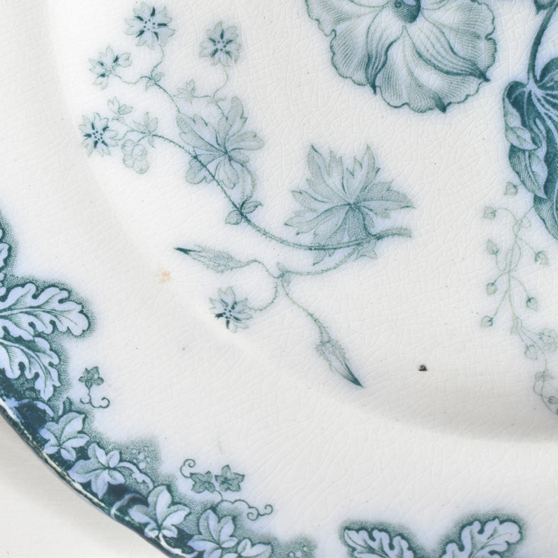 Antique Dessert Plate, English Kiln, N92 L