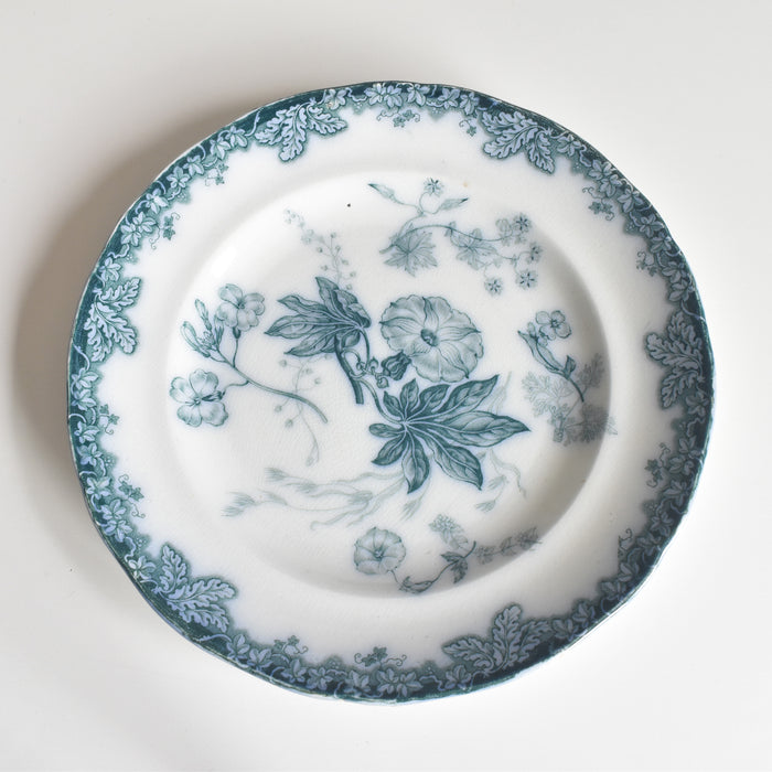 アンティークデザートプレート イギリス窯 N92 L