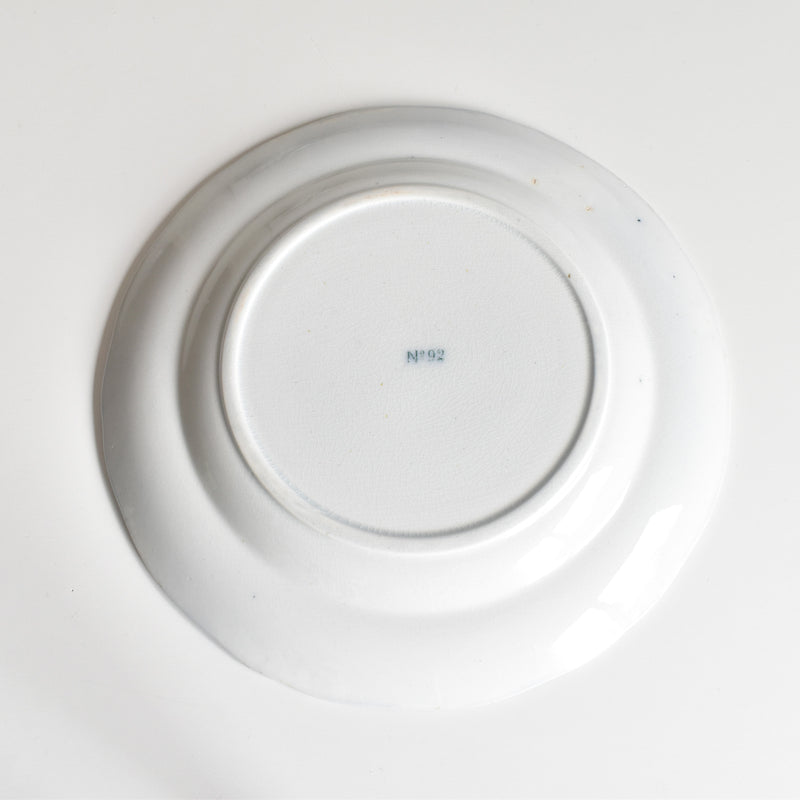 Antique Dessert Plate, English Kiln, N92 L
