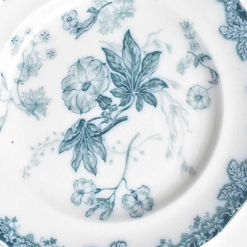 Antique Dessert Plate, English Kiln, N92 L