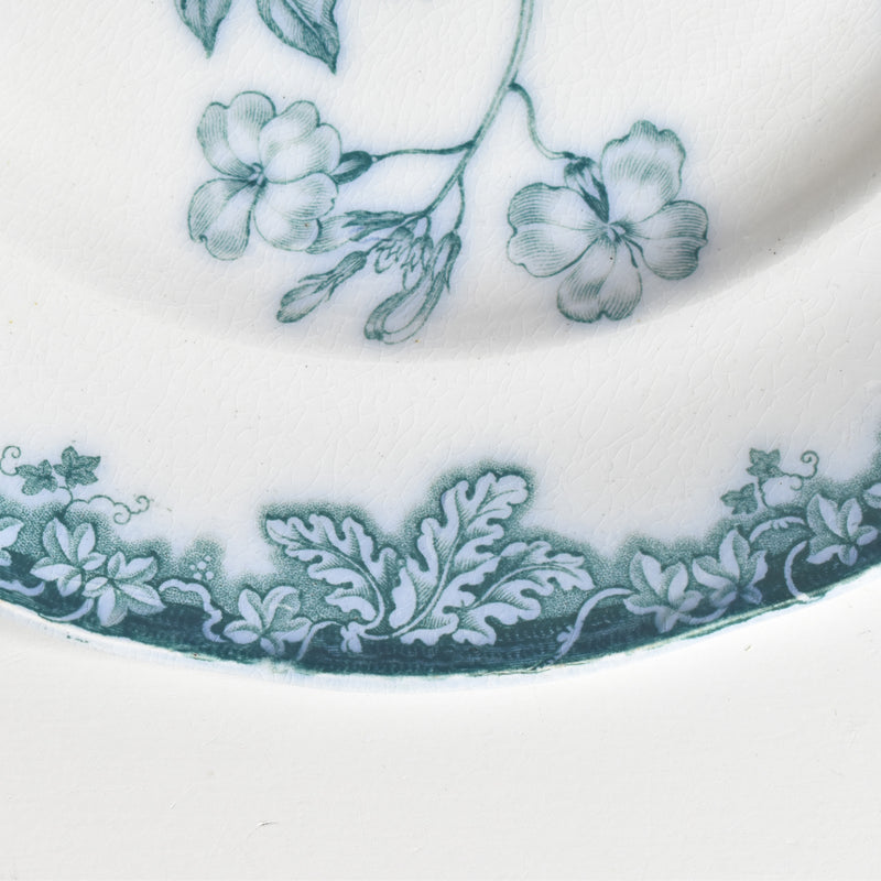 Antique Dessert Plate, English Kiln, N92 L