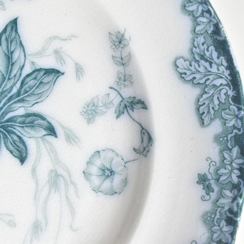 Antique Dessert Plate, English Kiln, N92 L