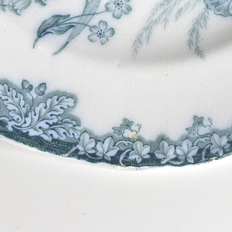 アンティークプレート イギリス窯 N92 B