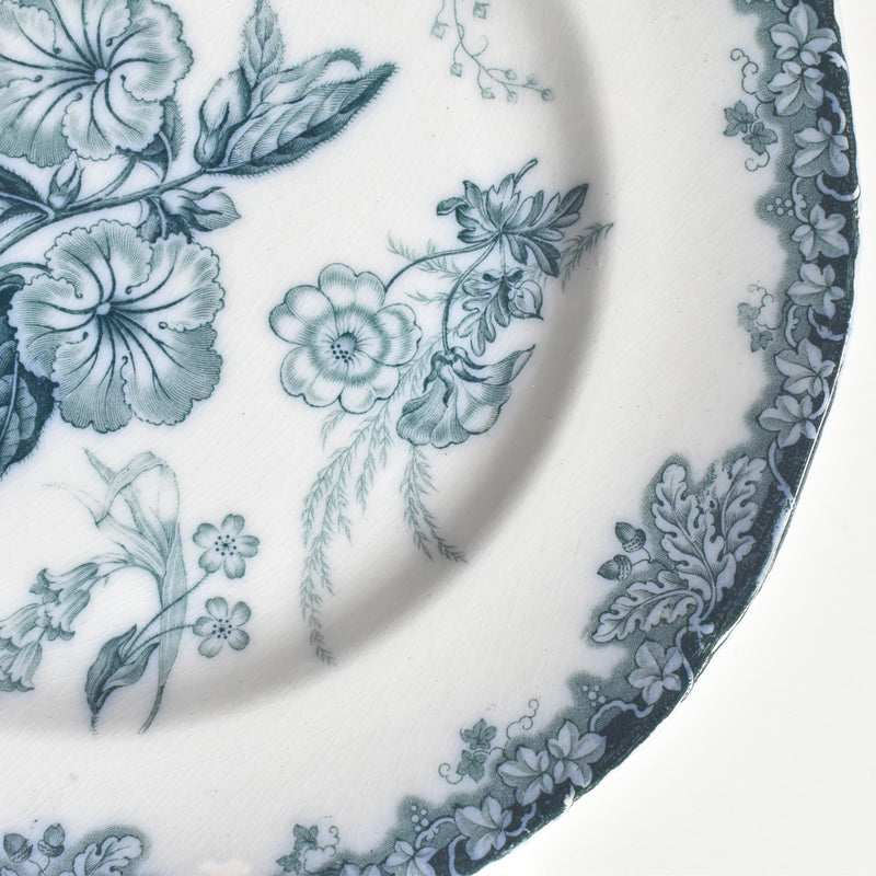 アンティークプレート イギリス窯 N92 G