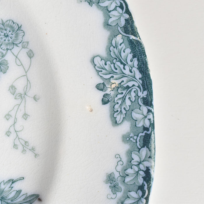 アンティークプレート イギリス窯 N92 K