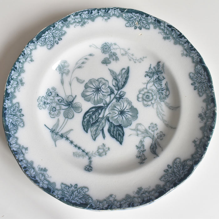 アンティークプレート イギリス窯 N92 K