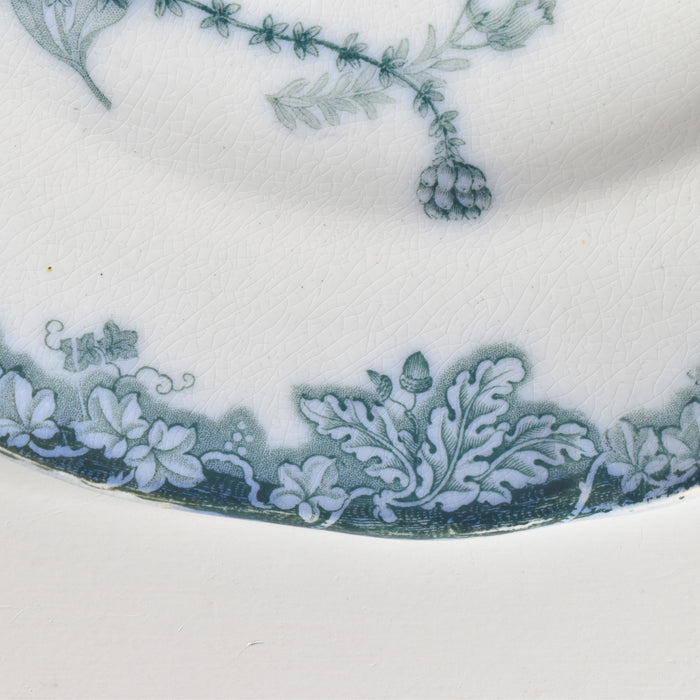 アンティークプレート イギリス窯 N92 K