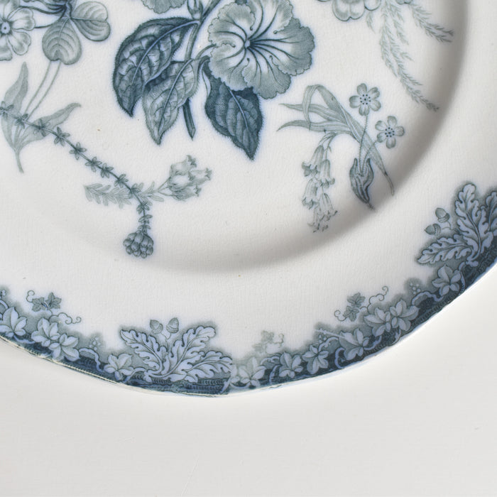 アンティークプレート イギリス窯 N92 L