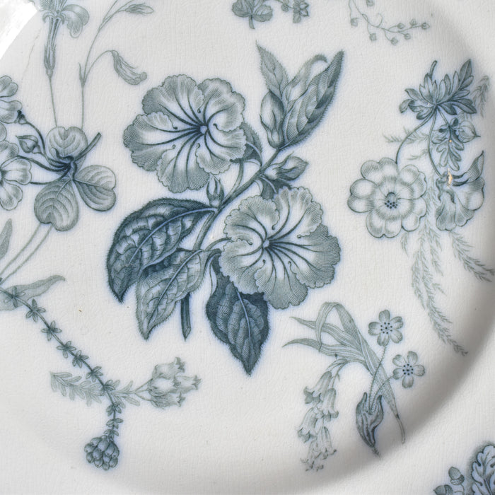 アンティークプレート イギリス窯 N92 L