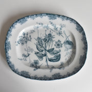 アンティーク 長方形大皿 イギリス窯 N92 34cm