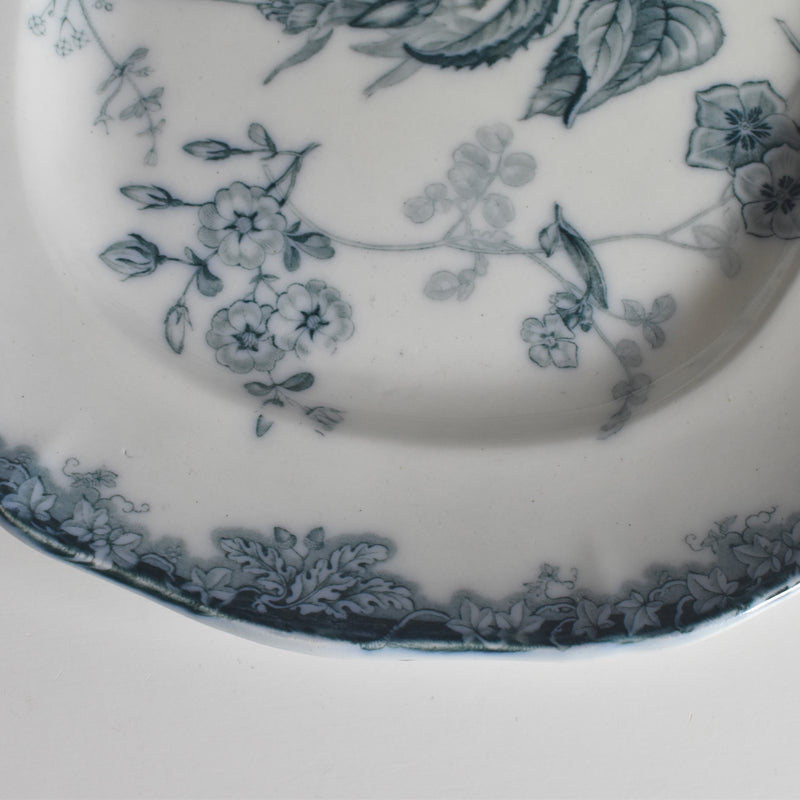 アンティーク 長方形大皿 イギリス窯 N92 34cm