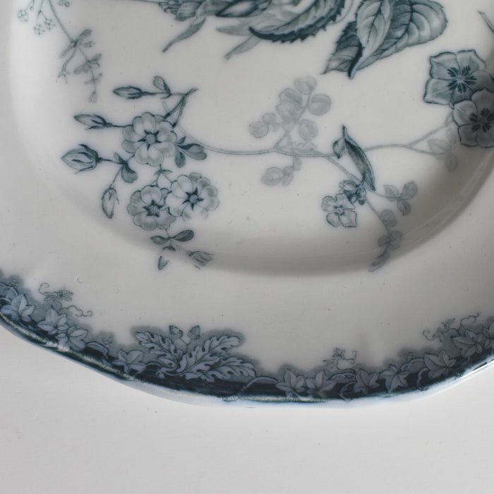 アンティーク 長方形大皿 イギリス窯 N92 34cm