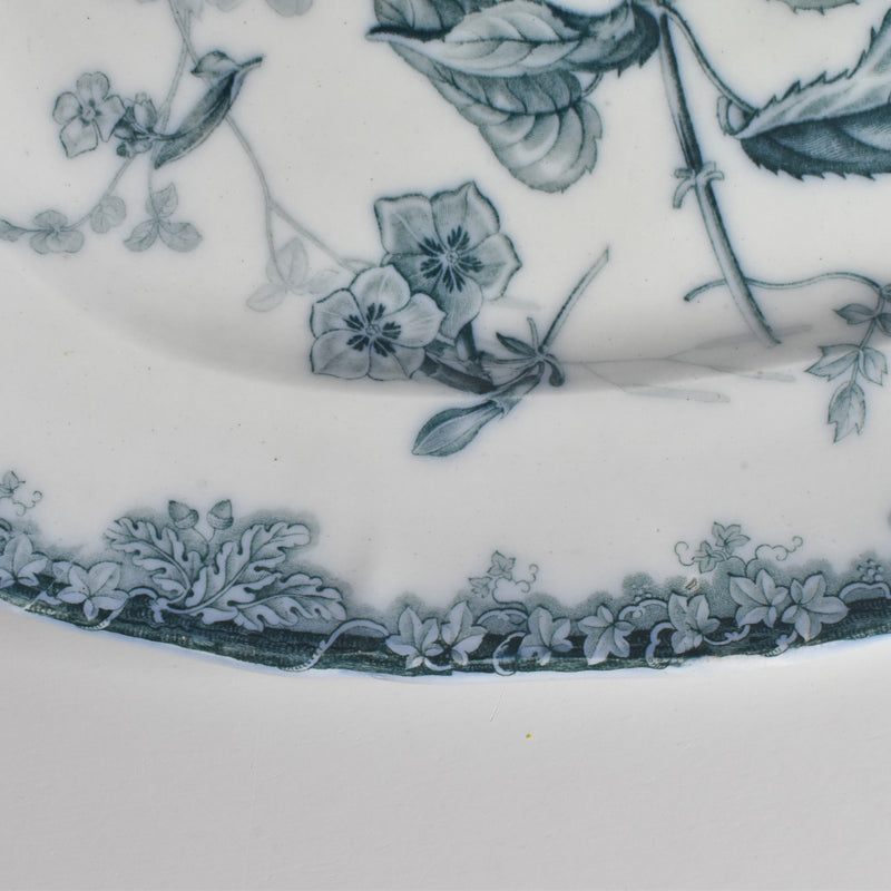 アンティーク 長方形大皿 イギリス窯 N92 34cm