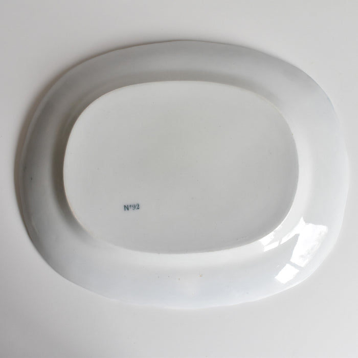 アンティーク 長方形大皿 イギリス窯 N92 34cm