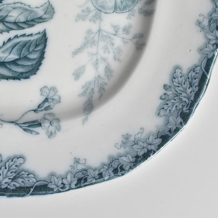 アンティーク 長方形大皿 イギリス窯 N92 34cm