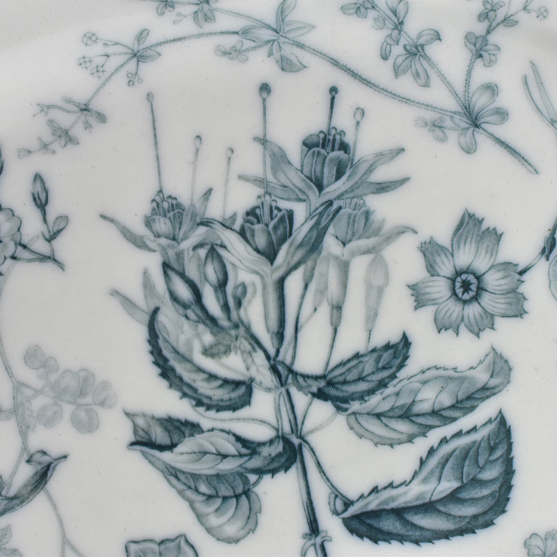 アンティーク 長方形大皿 イギリス窯 N92 34cm