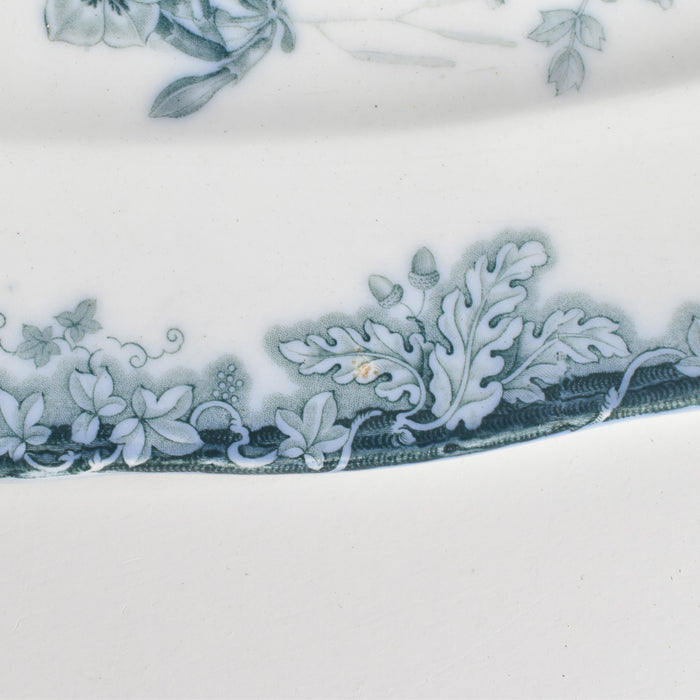 備前焼 大長皿 アンティーク アンティーク 長方形大皿イギリス窯 N92 39.5cm — Loane Interior