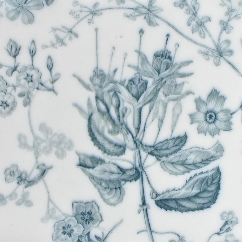 アンティーク 長方形大皿イギリス窯 N92 39.5cm