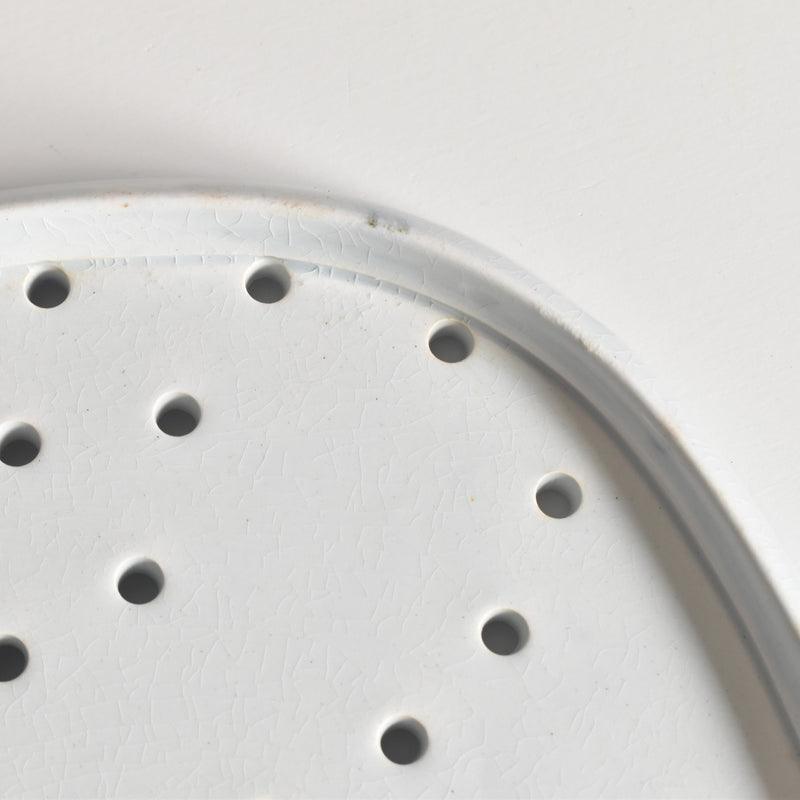 アンティーク 長方形大皿と水切りプレート イギリス窯 N92 39.5cm