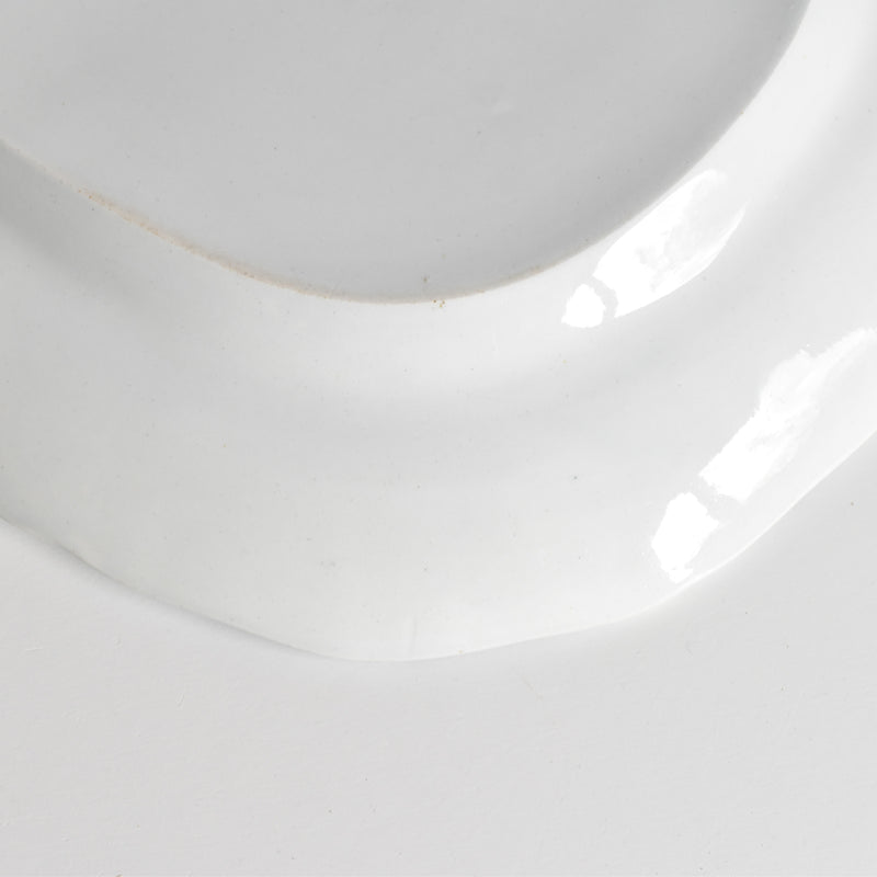 アンティーク 長方形大皿と水切りプレート イギリス窯 N92 39.5cm