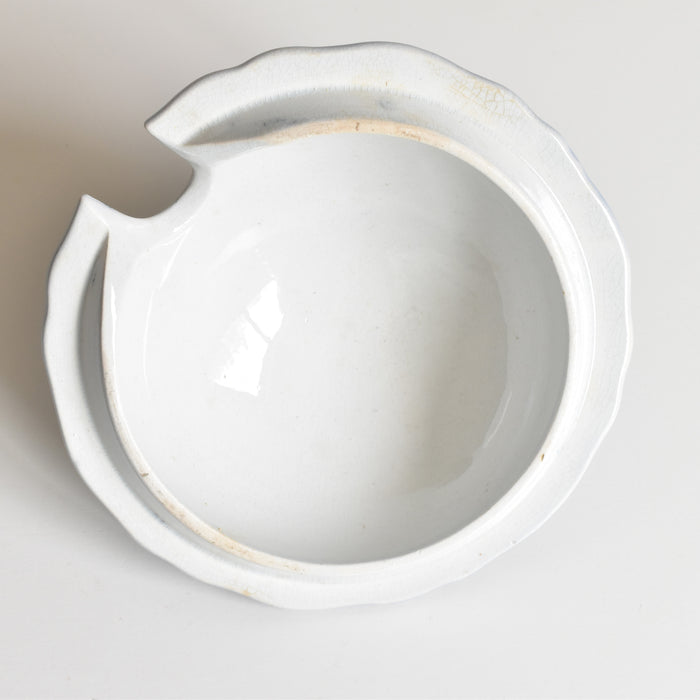 アンティークソーシエール＆レードル イギリス窯 N92