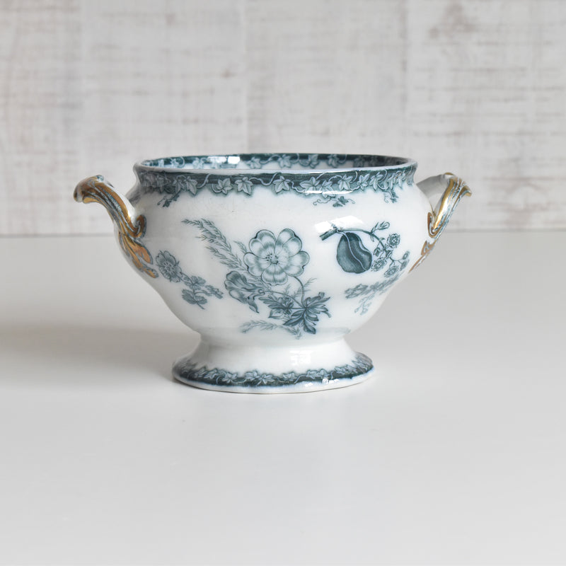 Antique Saucière & Ladle UK kiln N92