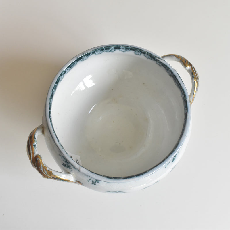 Antique Saucière & Ladle UK kiln N92