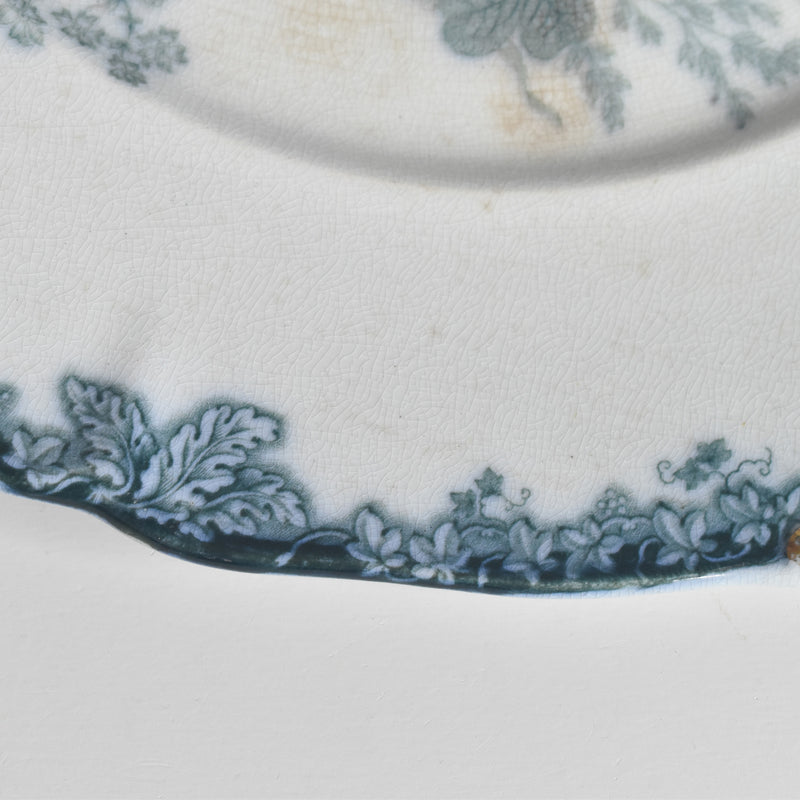 Antique Large Plate, English Kiln, N92