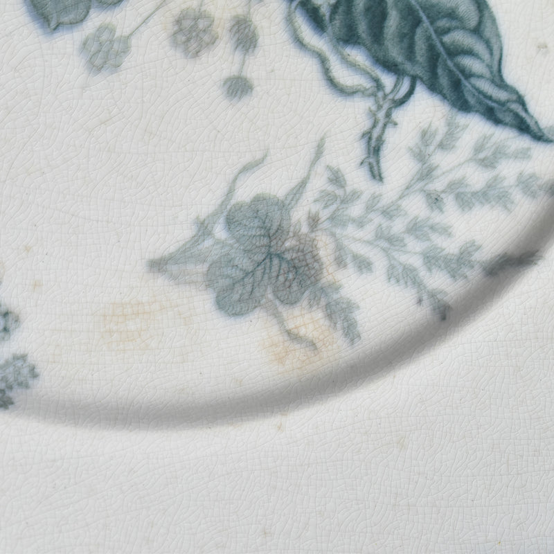 Antique Large Plate, English Kiln, N92
