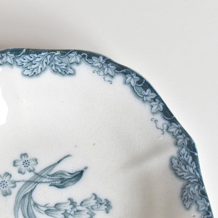 アンティークスモールプレートプレート イギリス窯 N92 B