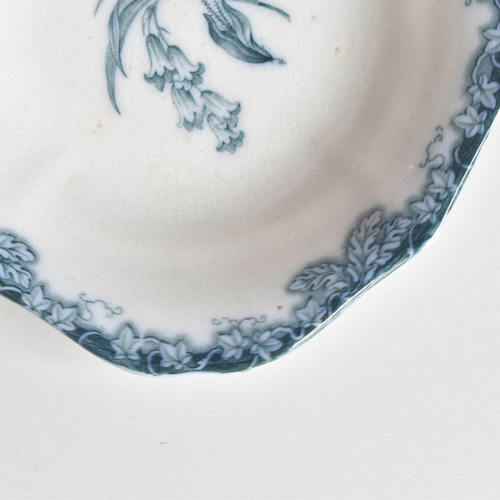 アンティークスモールプレートプレート イギリス窯 N92 B