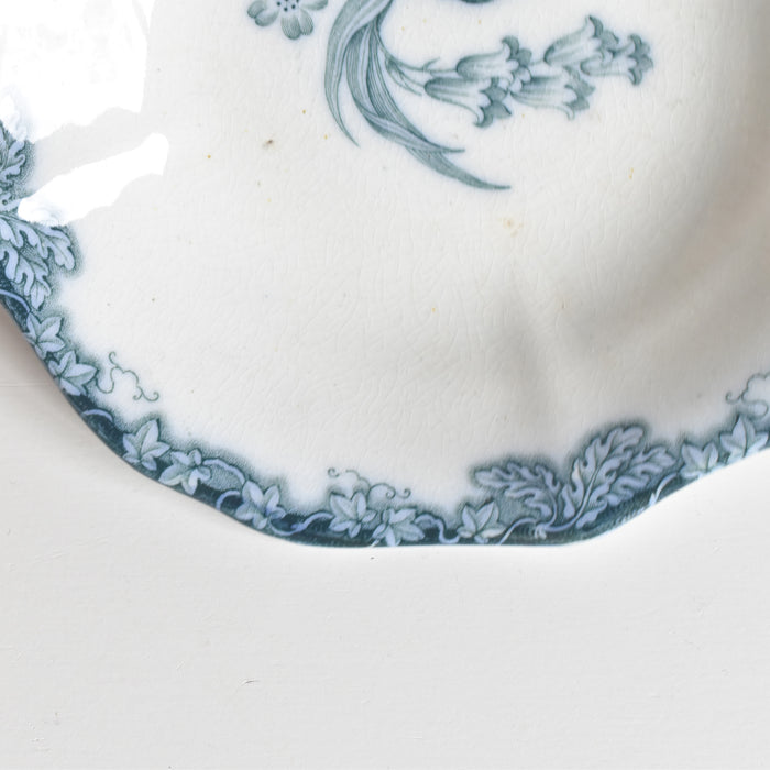 アンティークスモールプレートプレート イギリス窯 N92 B