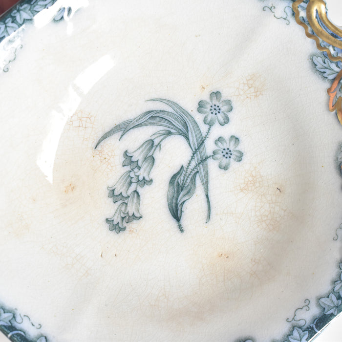 アンティークスモールプレートプレート イギリス窯 N92 C