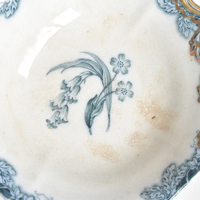 アンティークスモールプレートプレート イギリス窯 N92 D