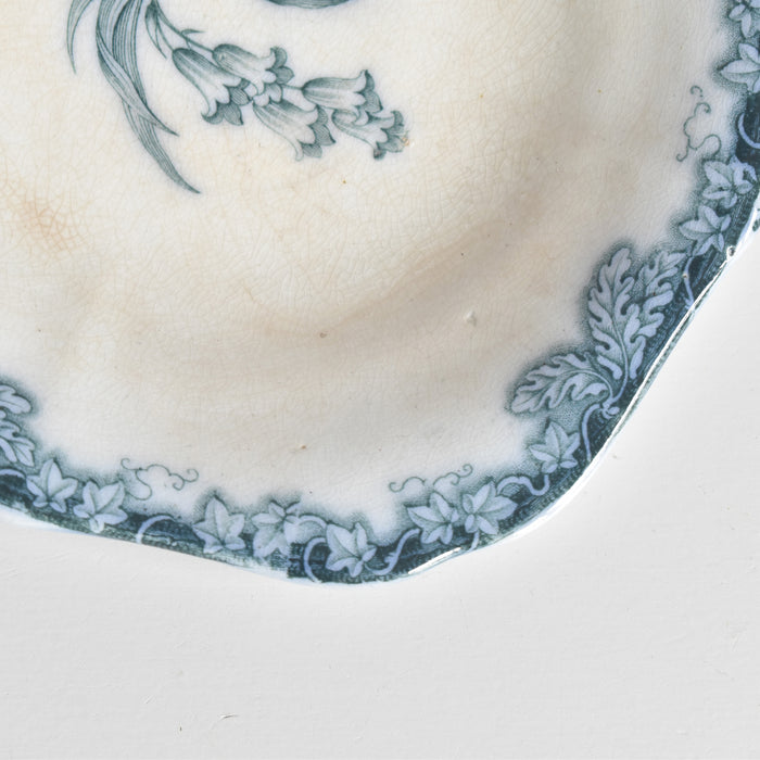 アンティークスモールプレートプレート イギリス窯 N92 D