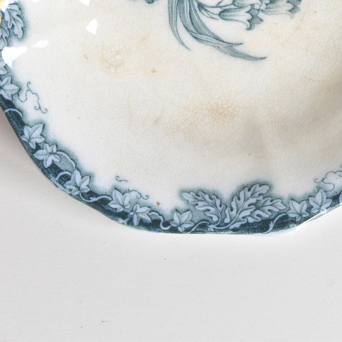 アンティークスモールプレートプレート イギリス窯 N92 D