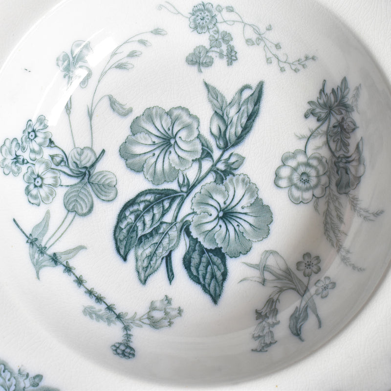 アンティーク深皿 イギリス窯 N92 E