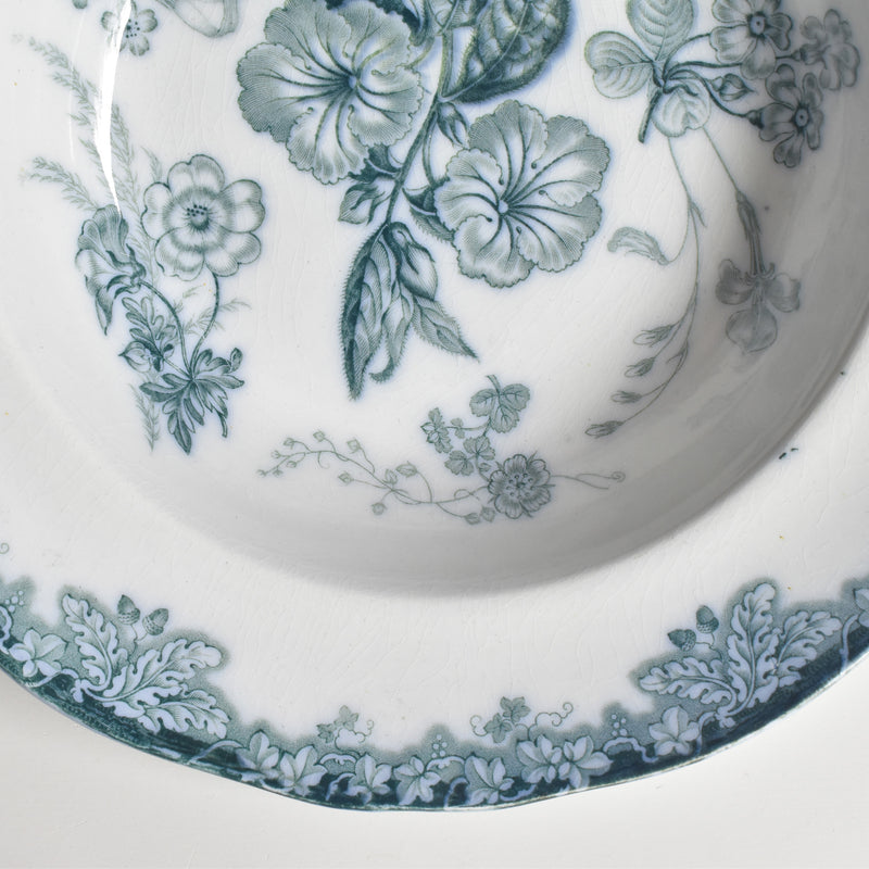 アンティーク深皿 イギリス窯 N92 F