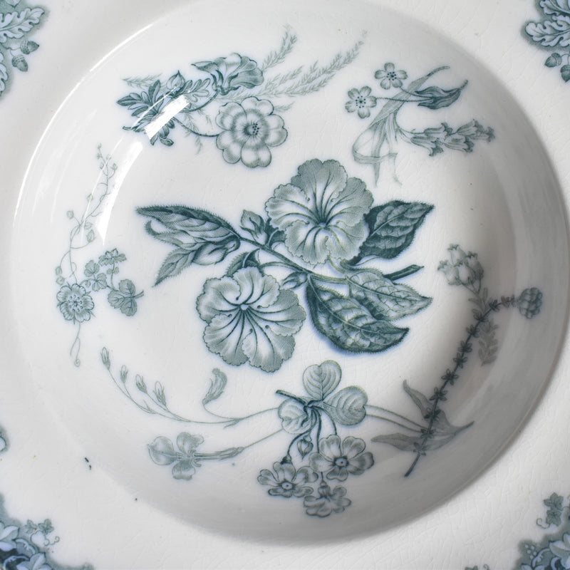 アンティーク深皿 イギリス窯 N92 F