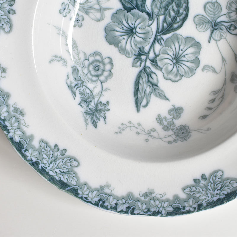 アンティーク深皿 イギリス窯 N92 G