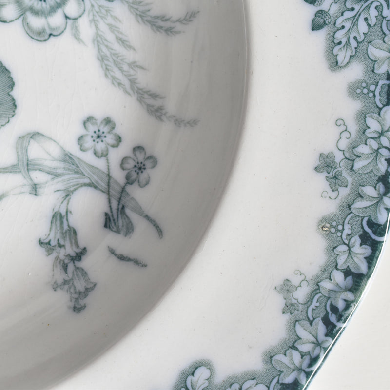 アンティーク深皿 イギリス窯 N92 H