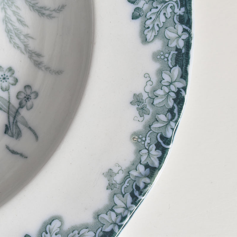 アンティーク深皿 イギリス窯 N92 H